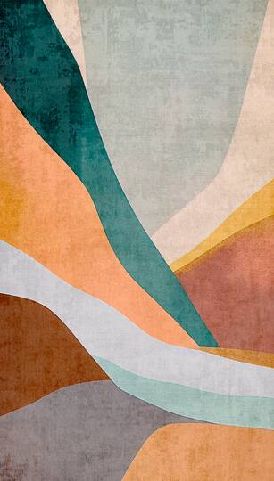 Designs Direct Curvilinear Canyon Wall Mural